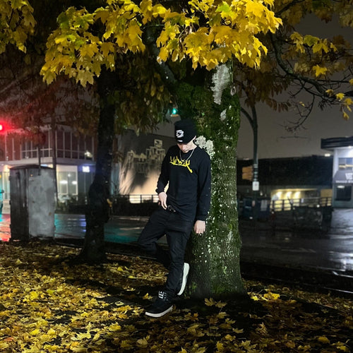 "Graffiti" Long Sleeve (black/yellow)