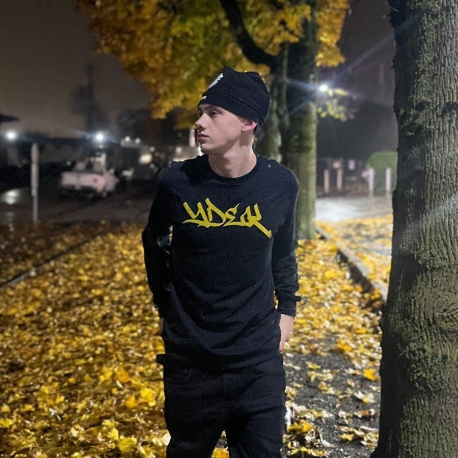 "Graffiti" Long Sleeve (black/yellow)